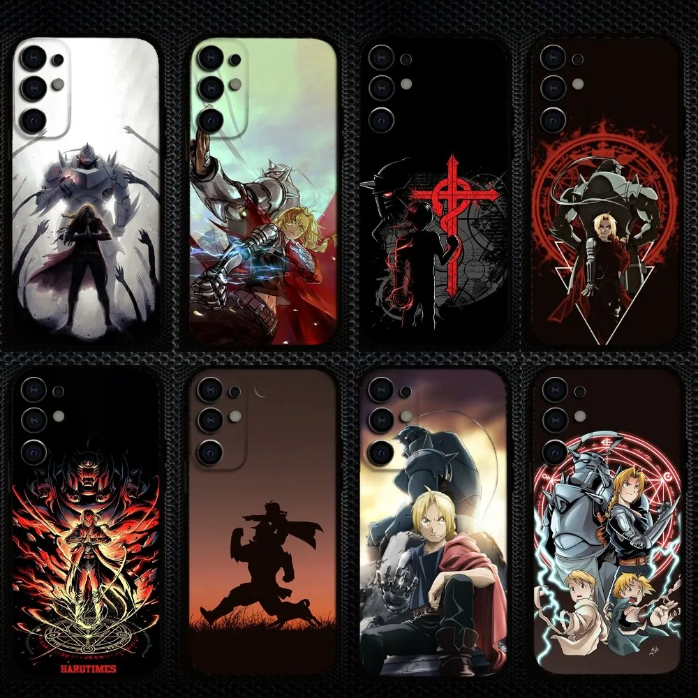 

F-Fullmetal A-Alchemist_ Brotherhood Phone Case For Samsung S25/S24/S23/S22/S21/S20/Plus,Fe,Lite/Others Black Cover