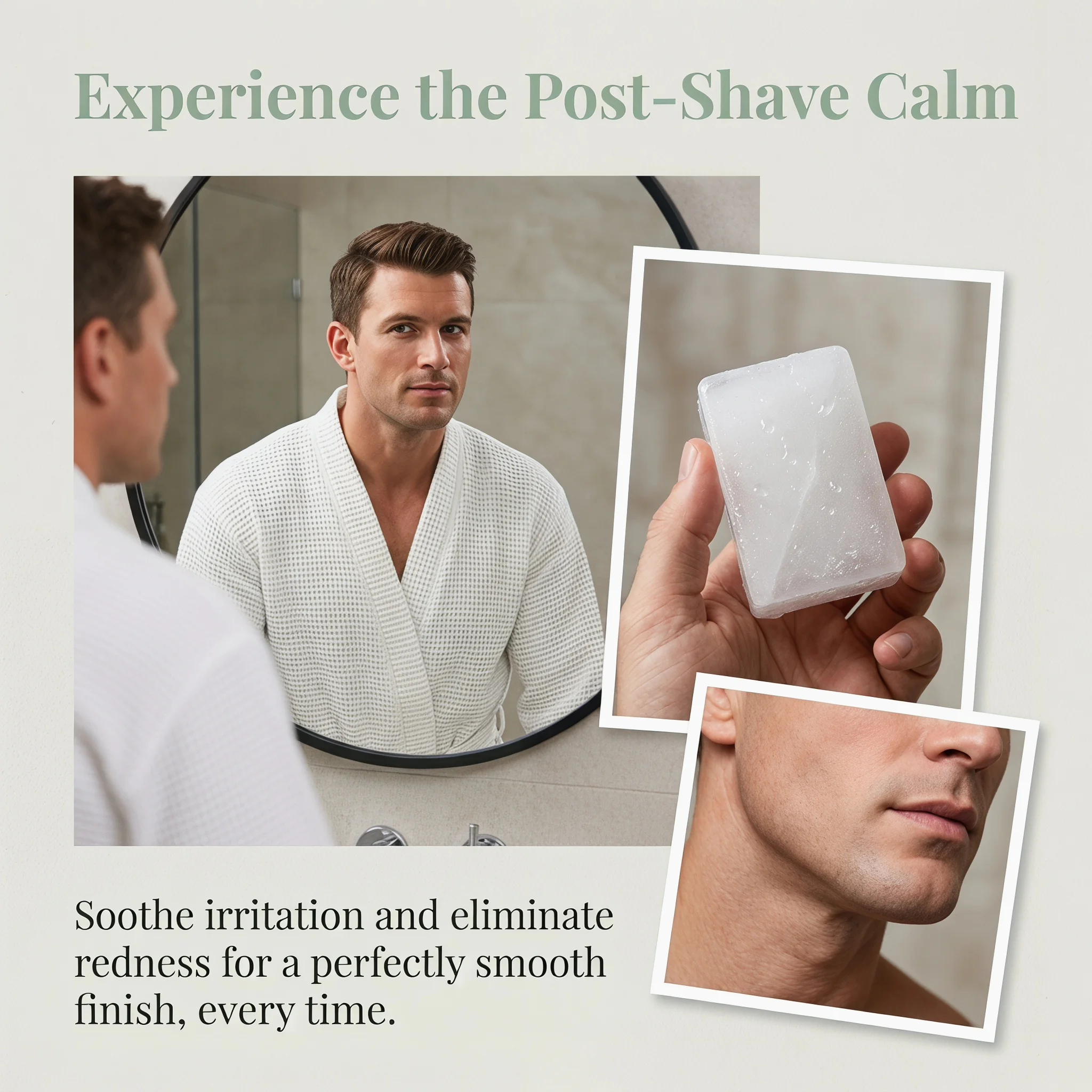  Alum Block in Plastic Case Fragrance-Free Natural Deodorant & Aftershave for Razor Burn Relief | Stops Bleeding Travel-Friendly view 2