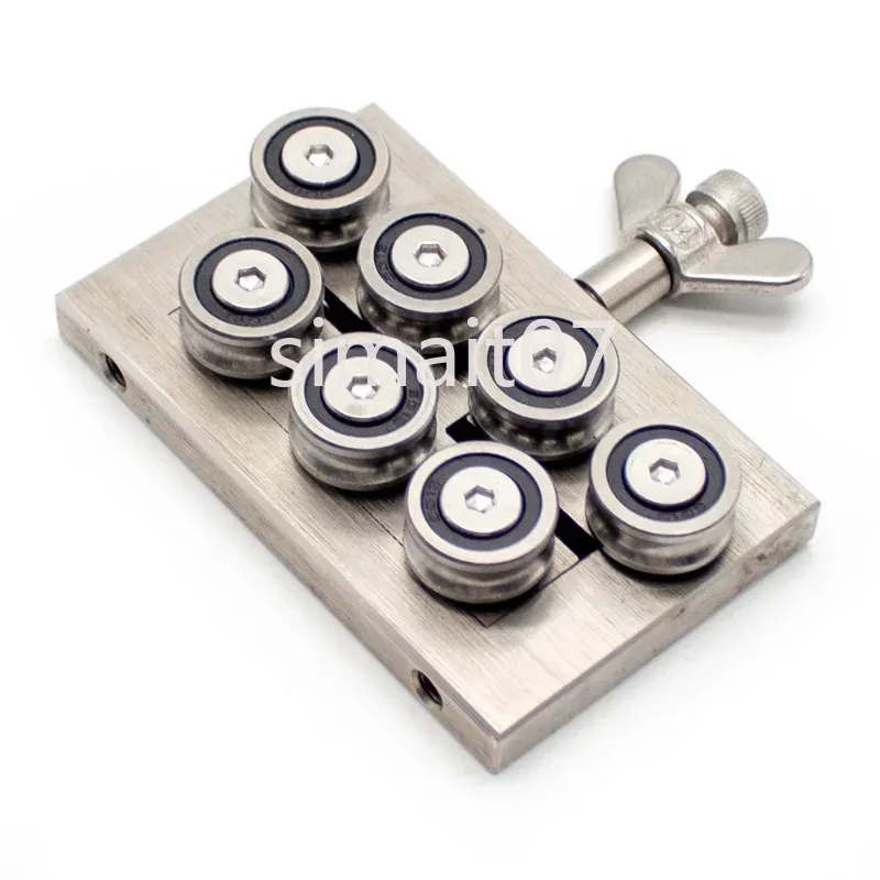 Manual 7-Wheel Cable Straightener - For 1-2.5MM Copper, Stainless Steel & Iron Wire