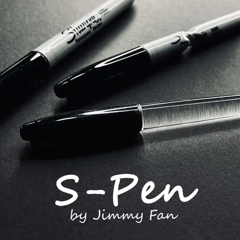 S-Pen By Jimmy Fan Multi-function Signature Pen Mentalism Magic Tricks Illusions Gimmick Close Up Magic Props Prediction Fun