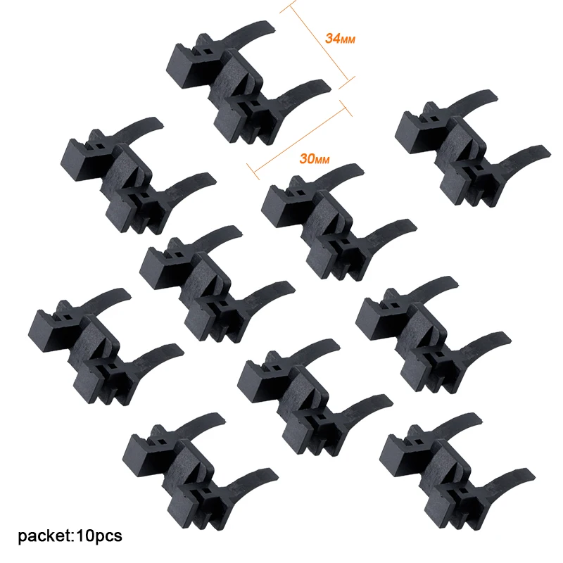 10pcs H7 LED Headlight Bulb Adapters Holders For Land Rover Discovery For Ford Focus 2017 For Fiat 500 Lamp Base Socket Retainer