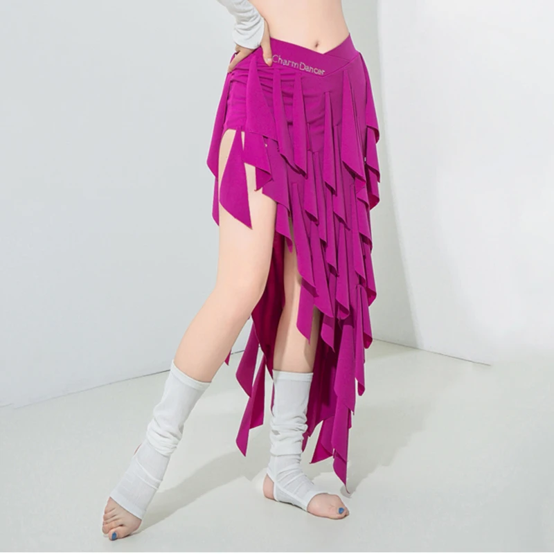 Candy Color Class Dance Clothes Fringes Hip Scarf Oriental Dance Skirt Belly Dance Triangular Belt Tassels Skirts