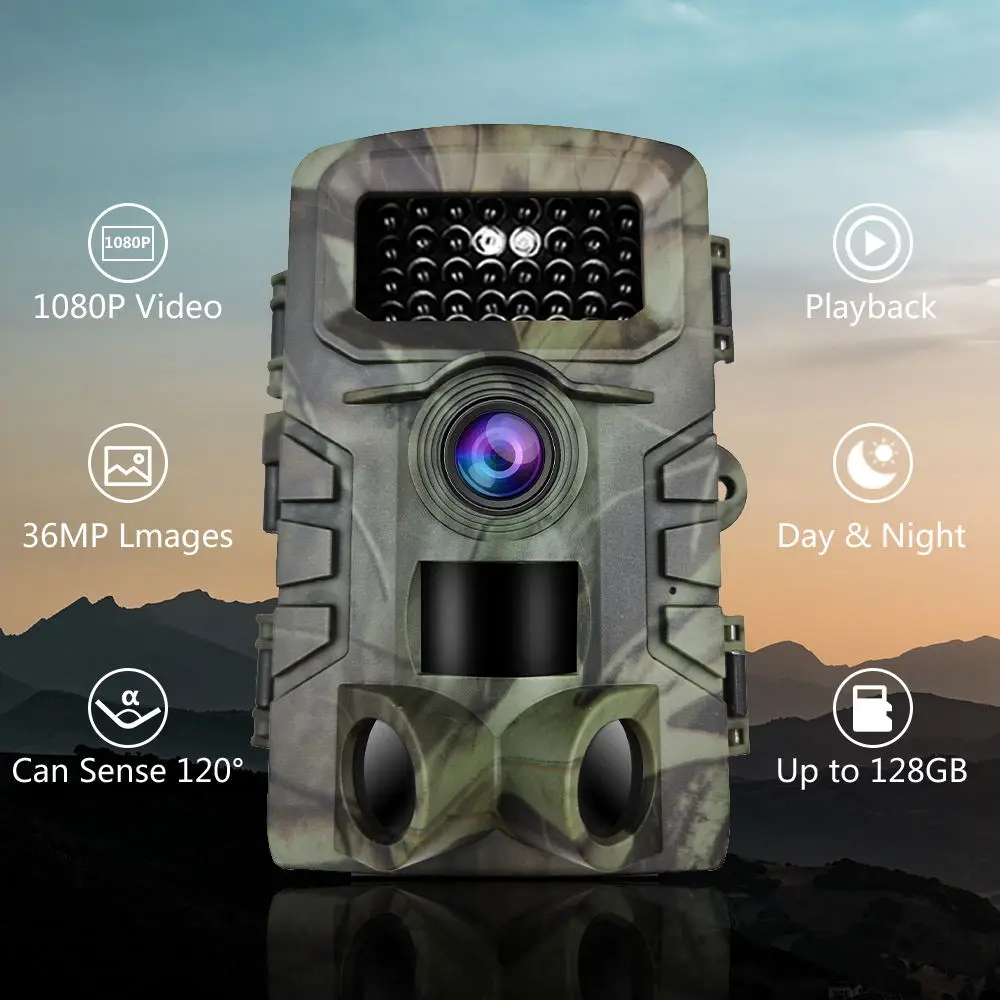 PR700 Wildlife Trail Camera Infrared Night Vision HD 1080P 12MP Outdoor Wild Surveillance Tracking outdoors camera for hunting