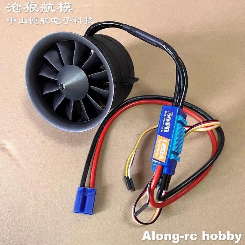 

12 Blades CW or CCW QX 80mm 6S EDF Fan Jet with QF3538-2000kv Motor 4kg Thrust For RC Airplane Model Hobby EDF Plane Parts