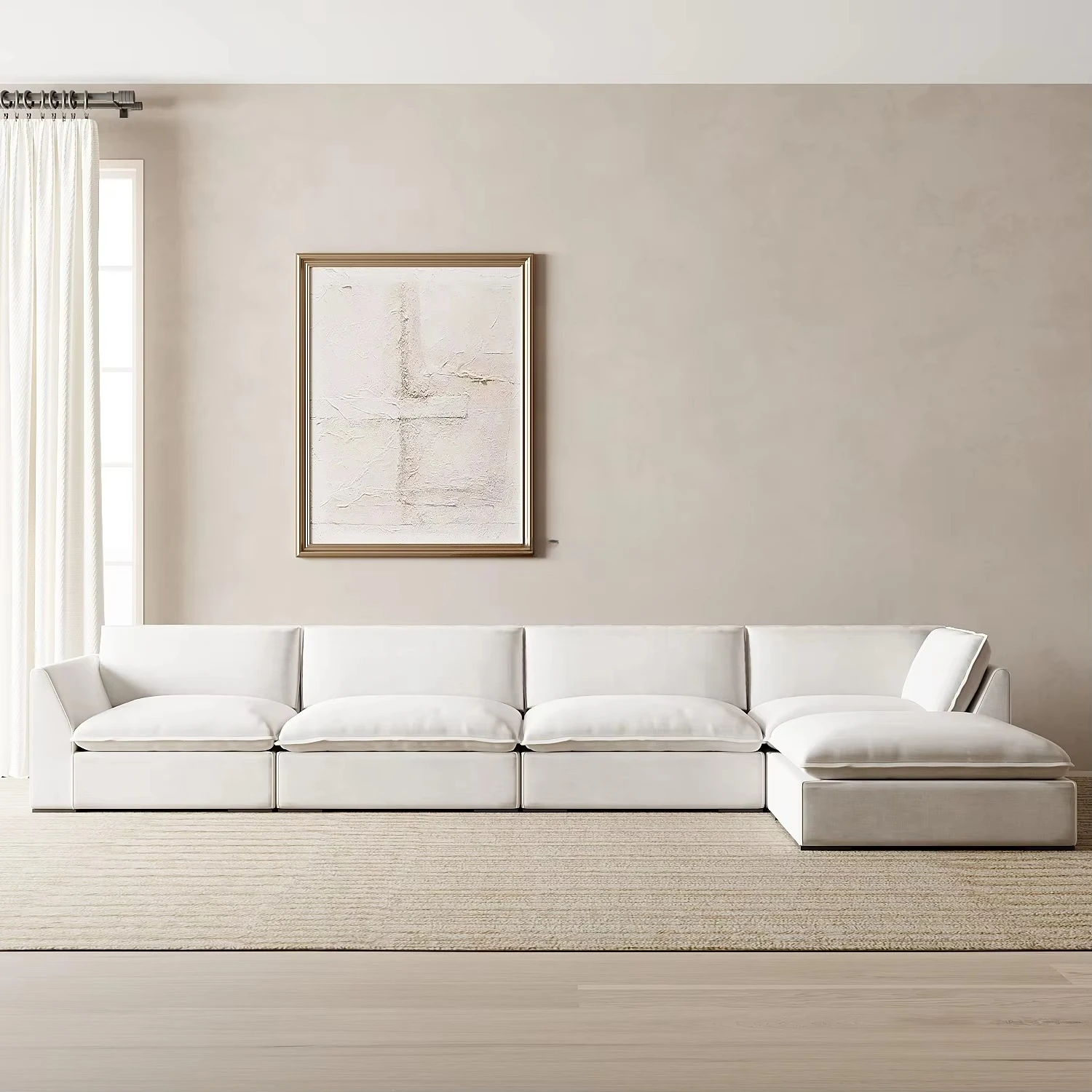 

Luxury Modern Living Room Furniture Set Contemporary Combination Sofa Hot Sale Living Room Fabric Sofa