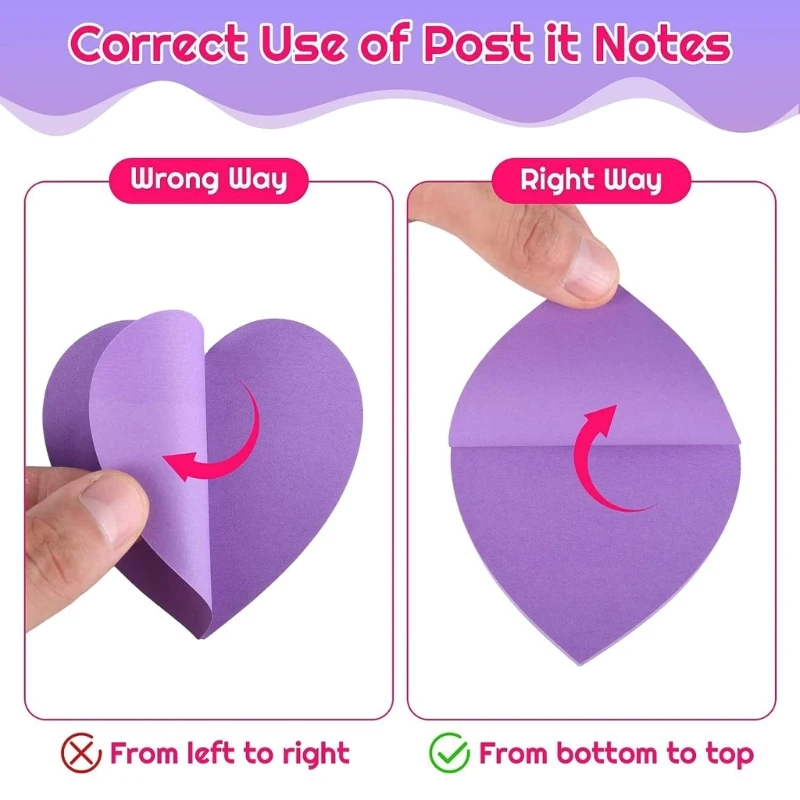  240 Sheets Fluorescent Color Adhesive Note Paper Pocket Memopad For Office