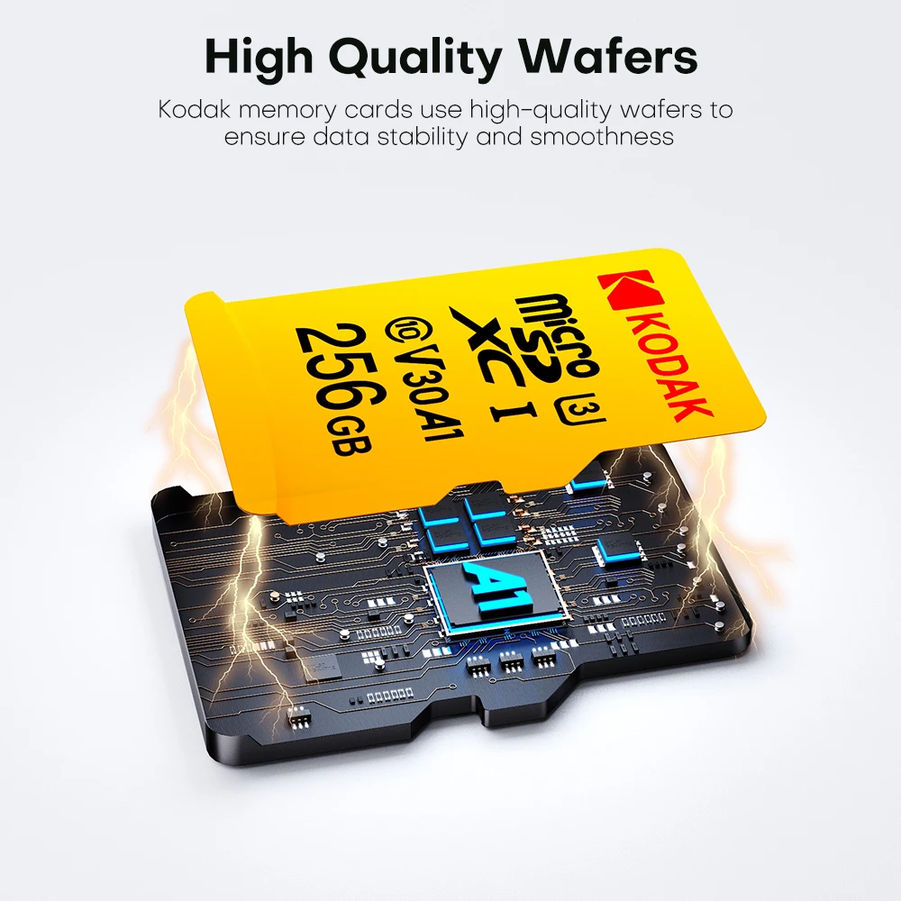 3pcs KODAK Micro SD 32GB Memory Card 100MB/S A1 V30 U3 TF MicroSD Cards Memori Card For Laptop Desttop Phone Drone Camera PC image 6