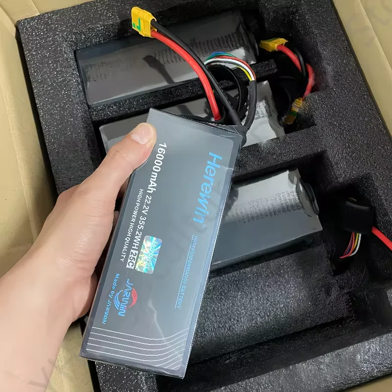 

Herewin 6s 16000mah 22000mAh lithium battery 22.2v 25C axis battery agricultural plant protection drone battery