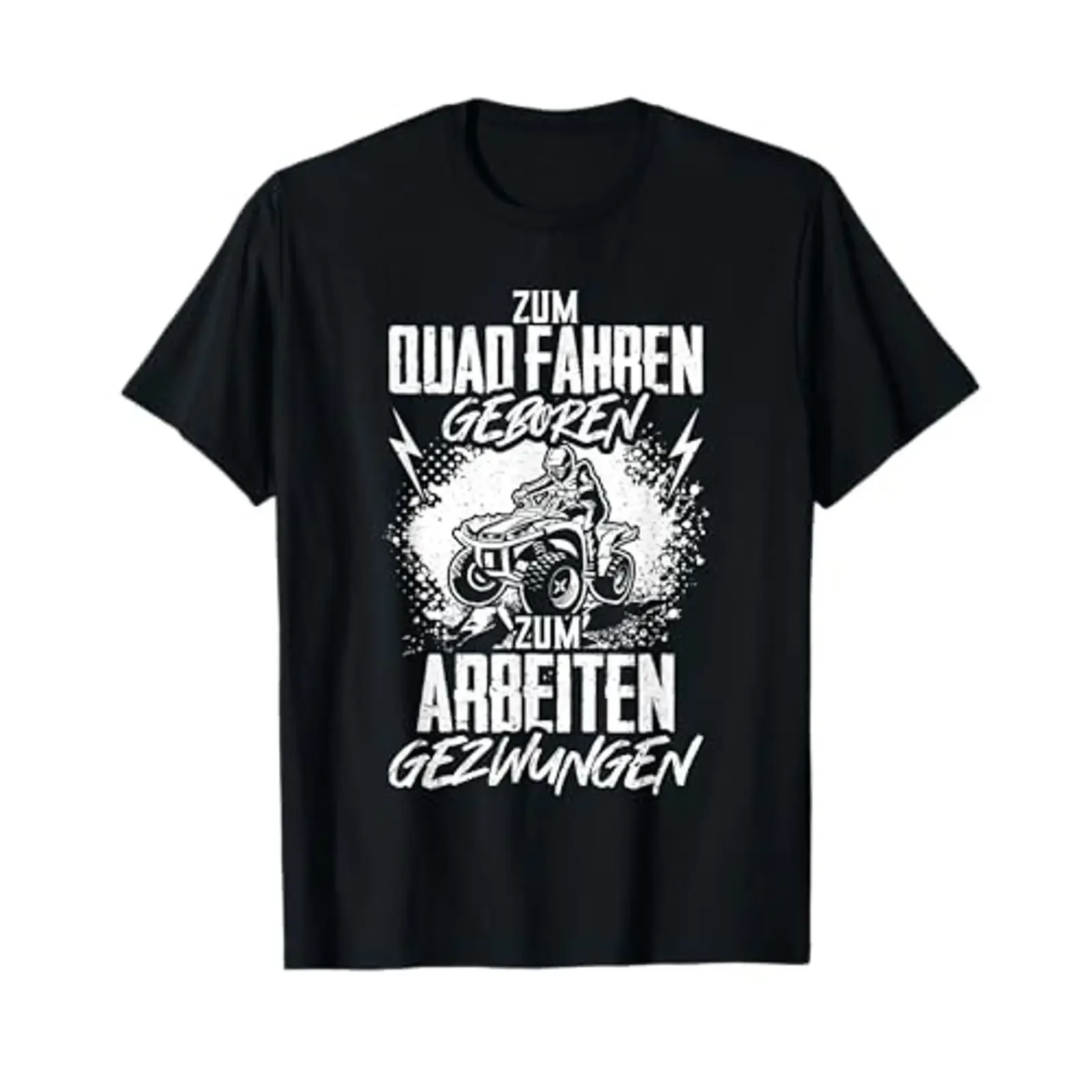 Quad Driver ATV Biker Saying Funny Offroad T Shirt vintage Washed streetwear Soft Top For Everyday Wear fashion