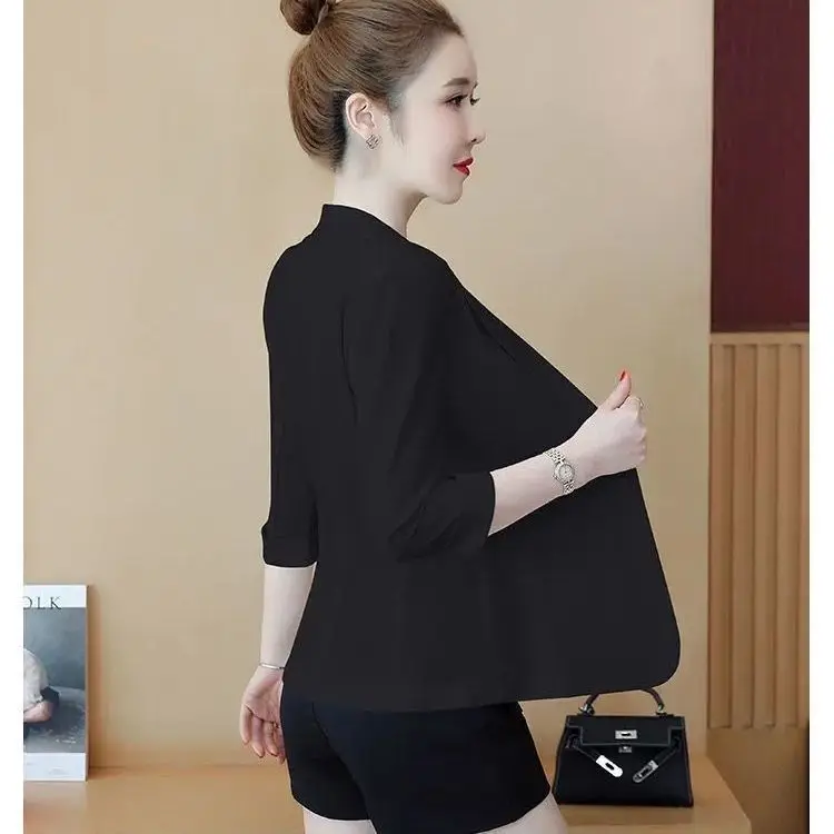 بدلة صيفية بيضاء جديدة Jaet للسيدات رفيعة غير رسمية احترافية مقاس متوسط صغير سبعة Sve West Women