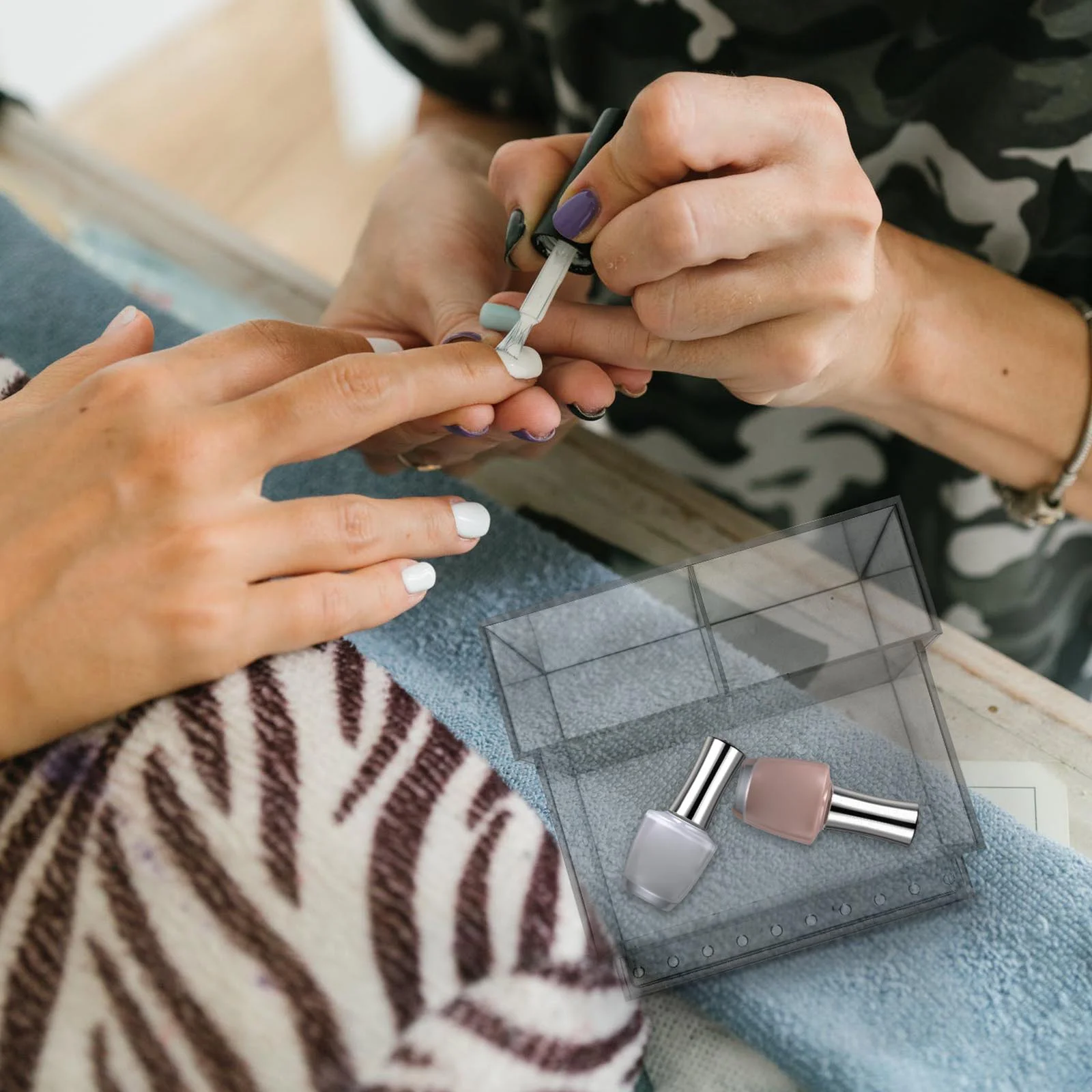 Support de rangement pour broyeur, outil de fourniture pour Salon de manucure, polisseuse de meulage, étagère de maintien, conteneur organisateur