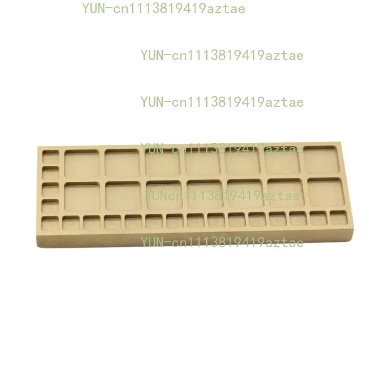 Watch Repair Multi‑Grid Copper Display Stand, Biao‑Jiang Metal Sorting Tray for Screws and Movement Spare Parts