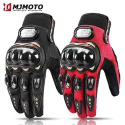 Summer Motorcycle Full Finger Gloves Breathable Motorbike Gloves Anti-slip Motocross Touchscreen Racing Gloves for Motorcyclist