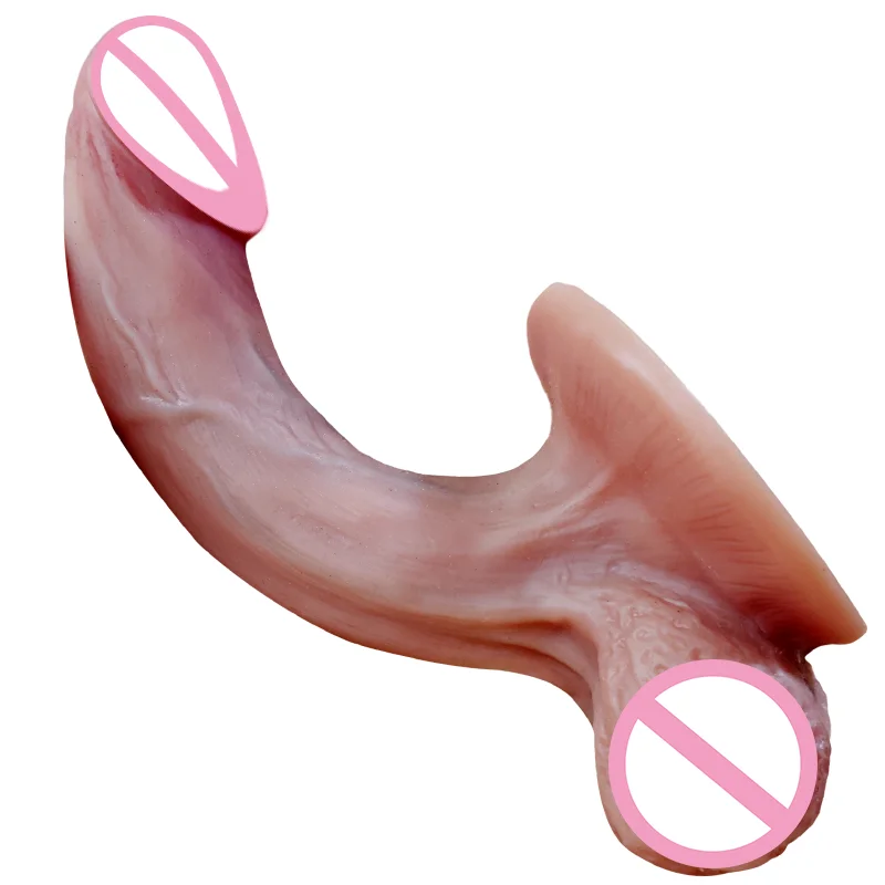 YUESHE Realistic Dildo with Super Skin Suction Cup Soft Clitoral Vaginal Masturbator Erotic Anal Sex Toy for Women And Men