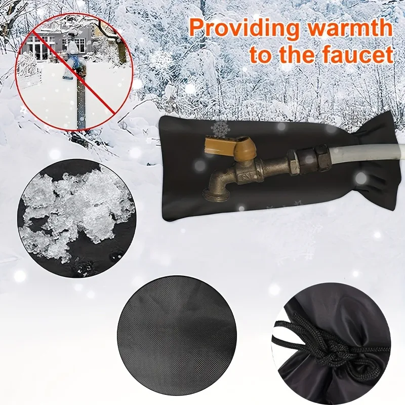 Heavy-duty Winter Faucet Protection Cover, Suitable for Outdoor Faucets and Fire Hydrants.