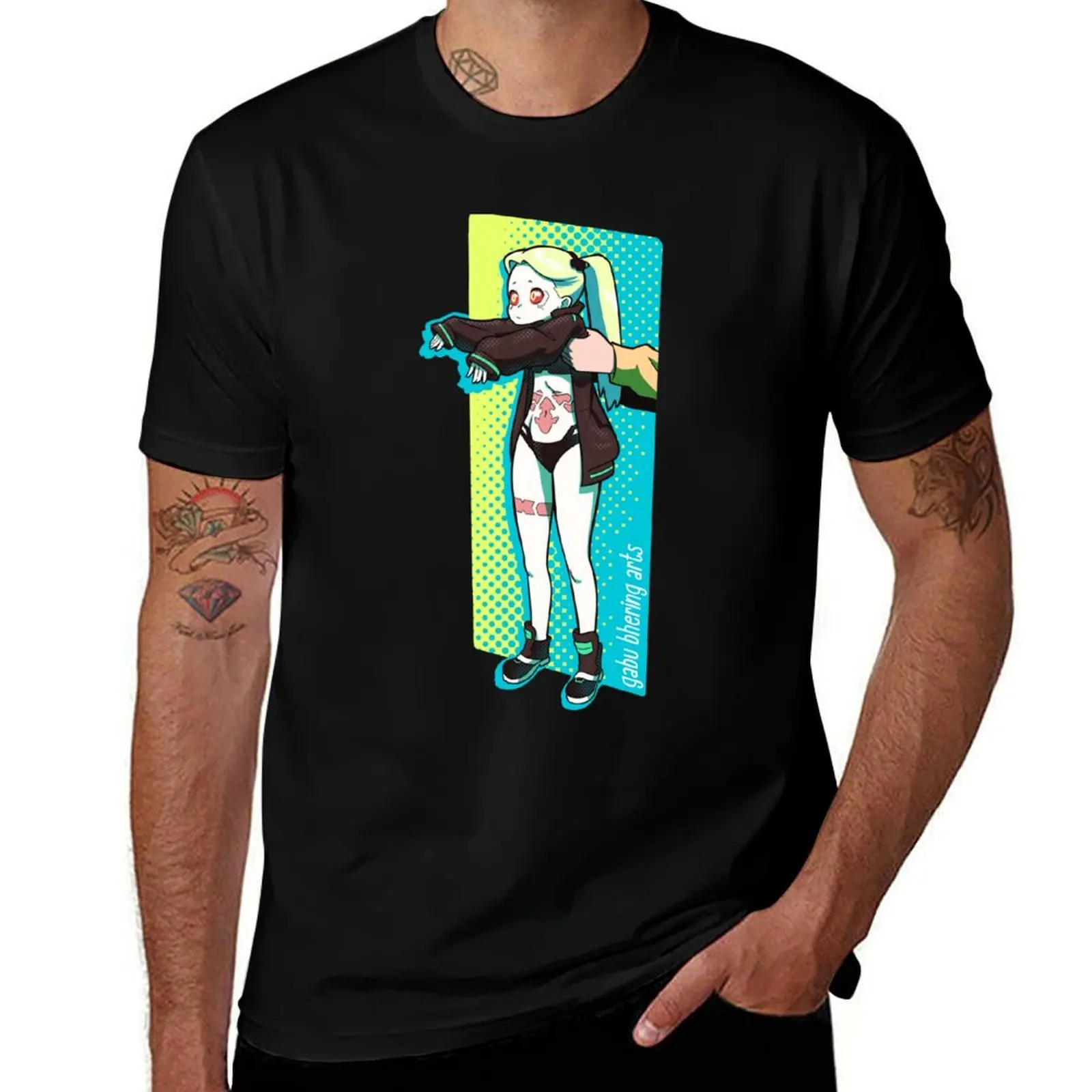 

Long Rebecca from Edgerunners T-Shirt t shirt man designer man t shirts for men