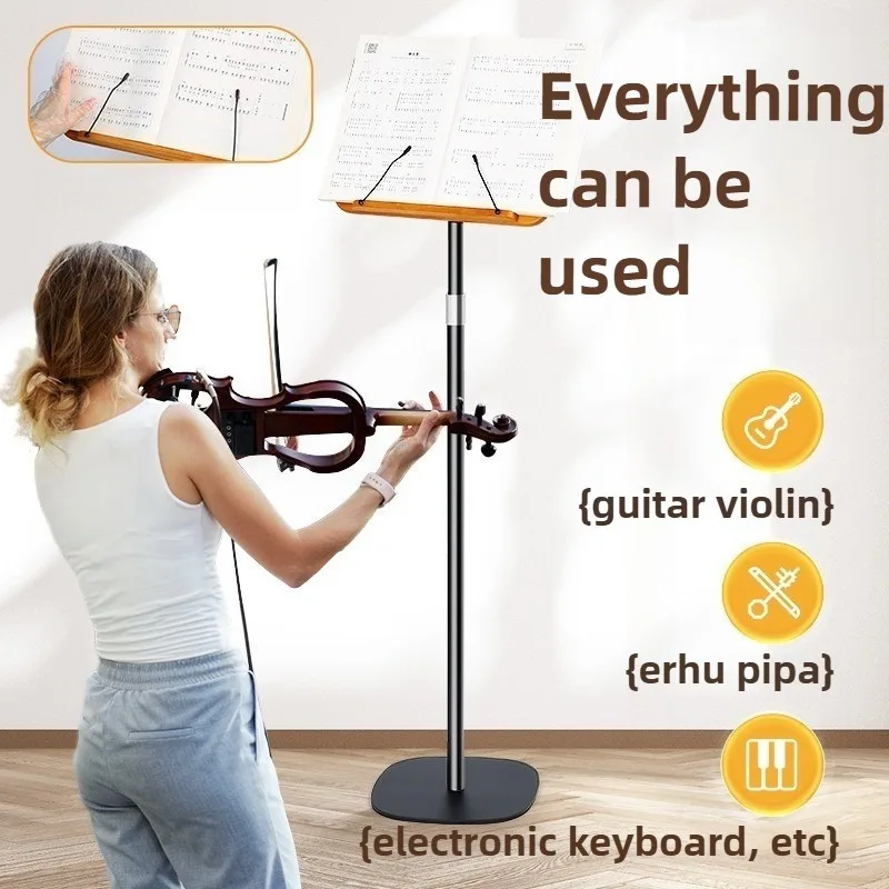 Professional Minimalist Music Score Stand Stable Guitar/Guzheng/Violin Home Music Score Stand Durable Musical Instrument Stands