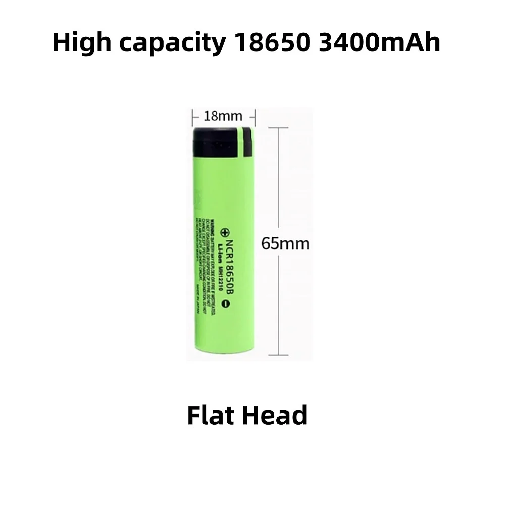 NCR18650B 3.7V 3400mAh 18650 Bateria Litowa do Pilota Zdalnego Sterowania, Akumulator Litowy — zdjęcie produktu 4
