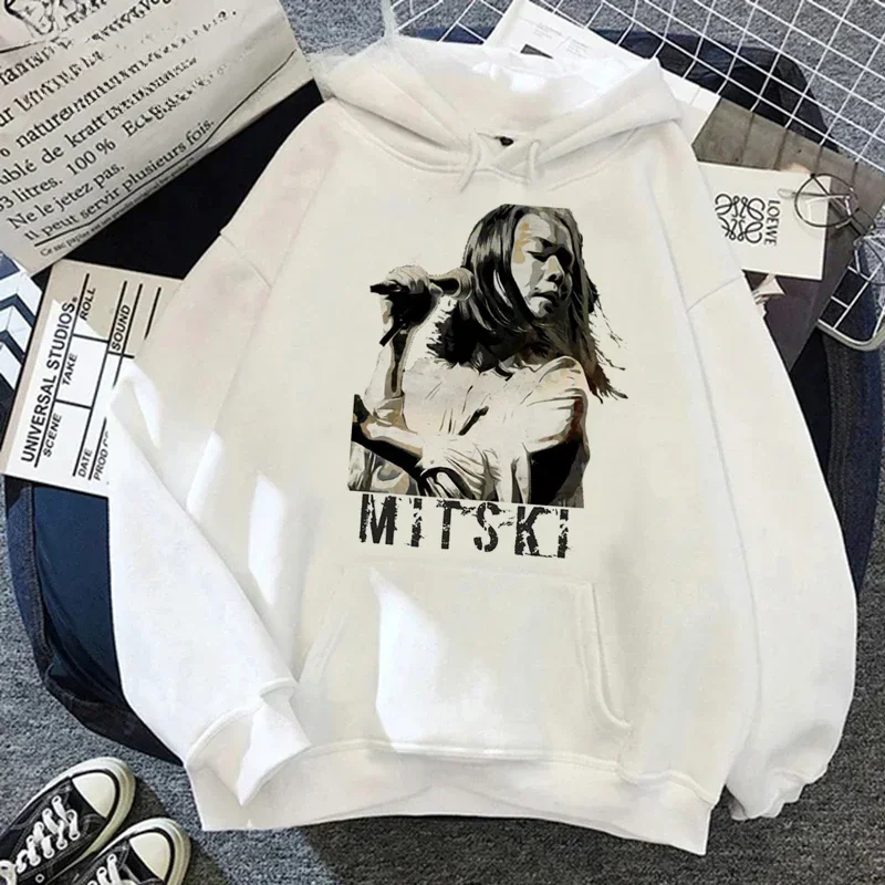 2024 Mitski enterrado Me in Makeout Creek jersey estampado para hombres eres mi novia ropa de calle Unisex moda Casual sudadera