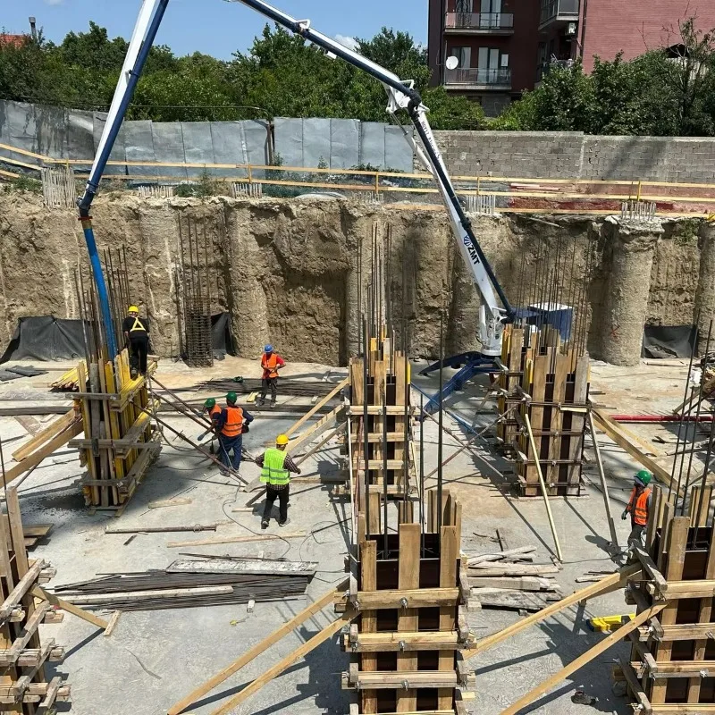 Customized Hydraulic Concrete Placing Boom 360 Degree Rotation Wireless Remote Control Short Turning Radius 380V Engine for Site