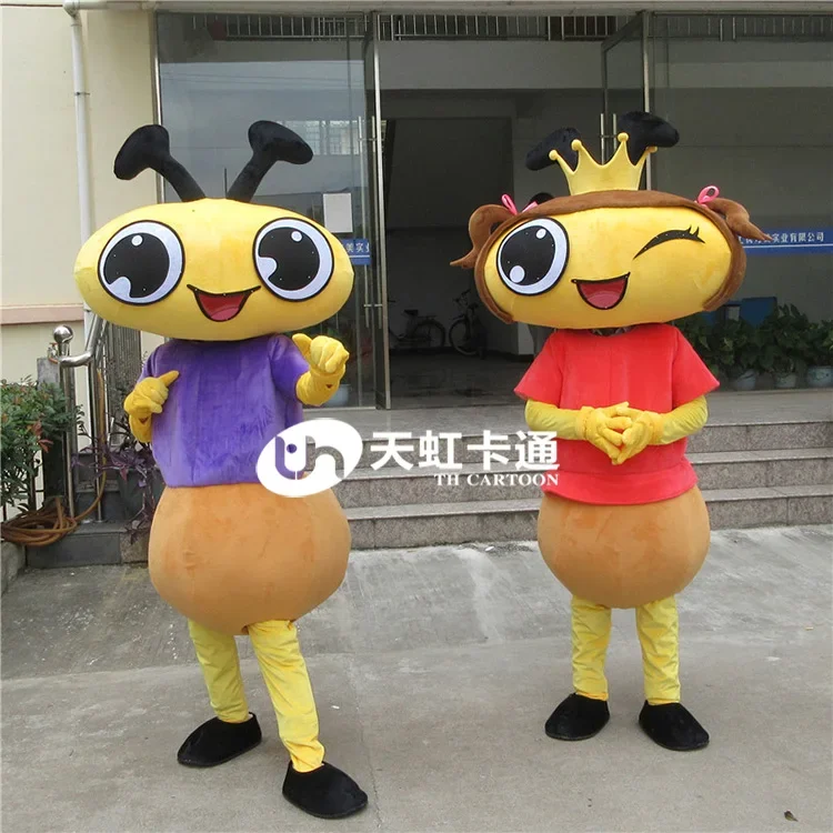 Christmas Ant Cosplay Mascot Costumes 6 Style Cartoon Apparel Cosplay Carnival Outfit Adult Size Christmas Party Suit