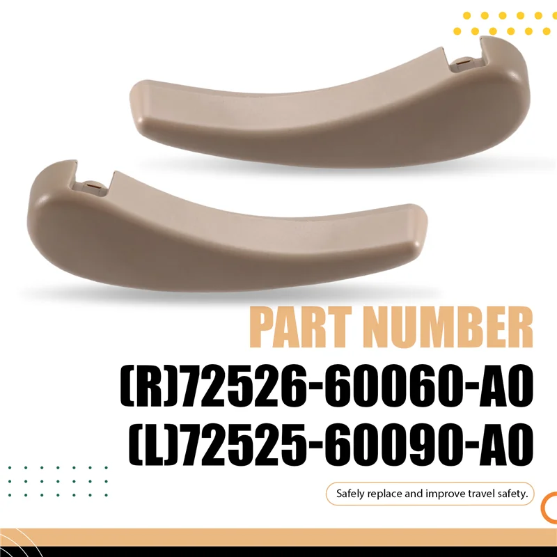 

A58X-Release Handle No. 2 For Seat Back Reclining Adjuster 1 Pair For Land Cruiser Prado 02-09 Car 72525-60090-A0 72526-60060-A0