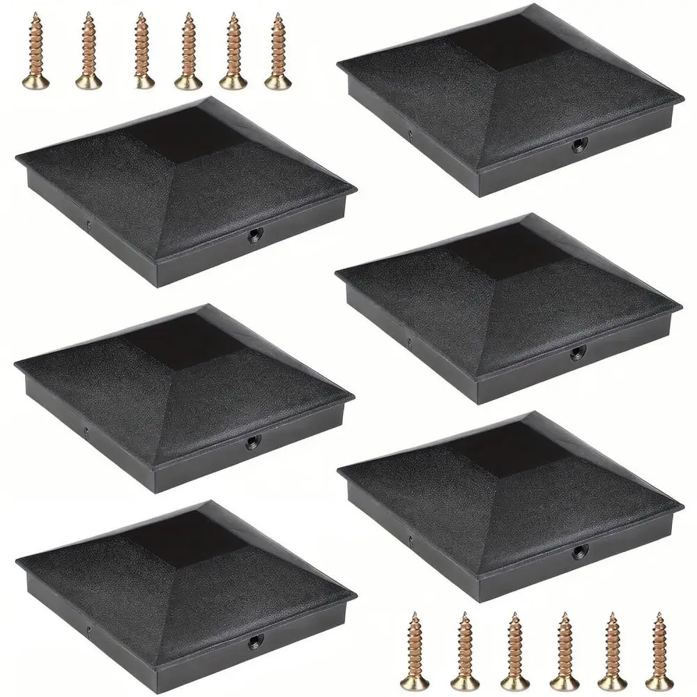 Outdoor Wood Post Cap Waterproof UV Resistant Durable Plastic Fence Topper Decorative Pillar Protector