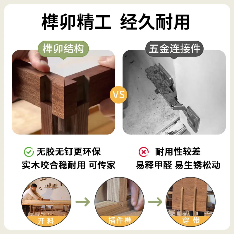 طاولة شاي من الخشب الصلب، طاولة تفاوض مكتبية صينية جديدة، طاولة طعام حديثة وبسيطة لتخزين غرفة المعيشة