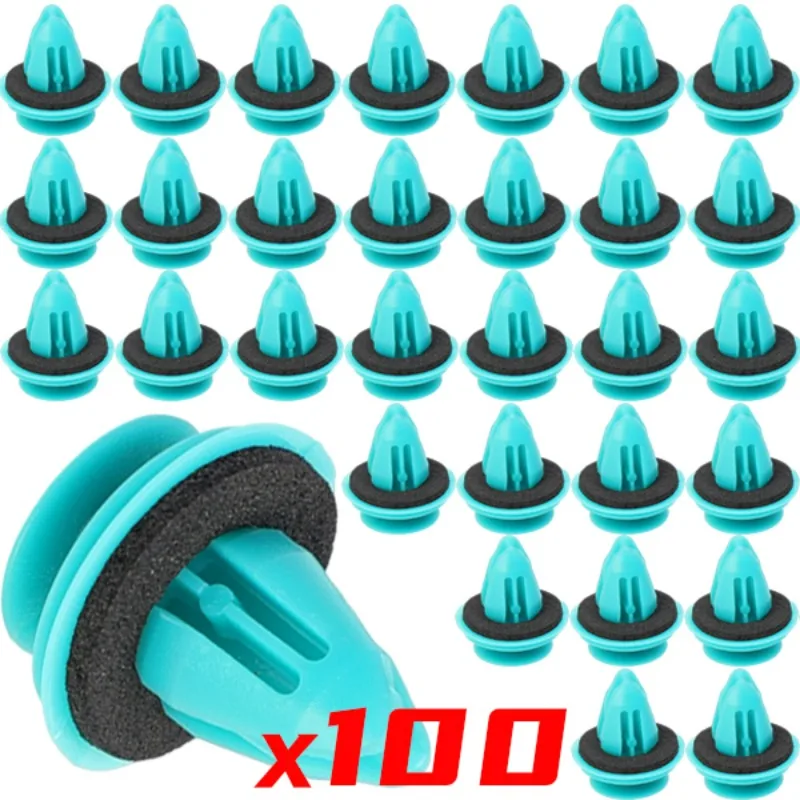 Green Nylon Retaining Clip for Toyota Bumper Door Buckle Car Interior Accessories Auto Vehicle Retainer Fastener Rivet 20-100pcs