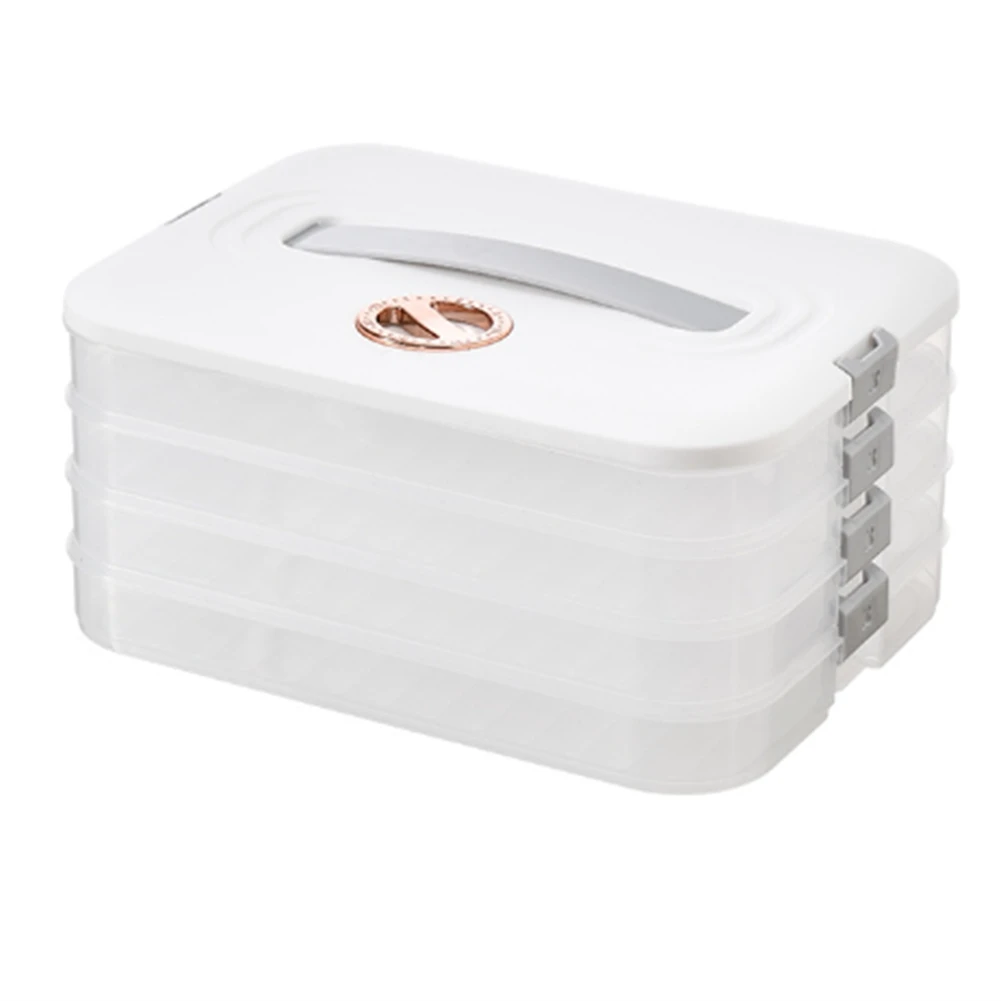 

FO-Dumplings Box Storage Box Refrigerator Dumpling Freezing Multi-Layer Freeze Quick-Freeze Dumpling Box