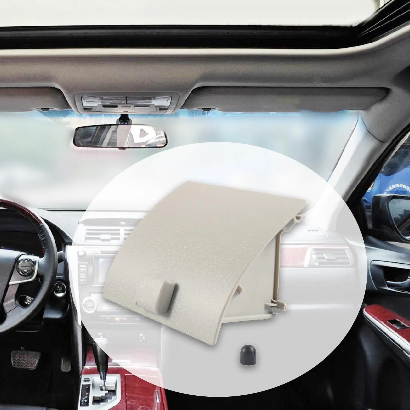 High Performance Car Glove Box Drawer Coin Holder Organizer Plastic Replacement for Toyota for camry 2012-2014