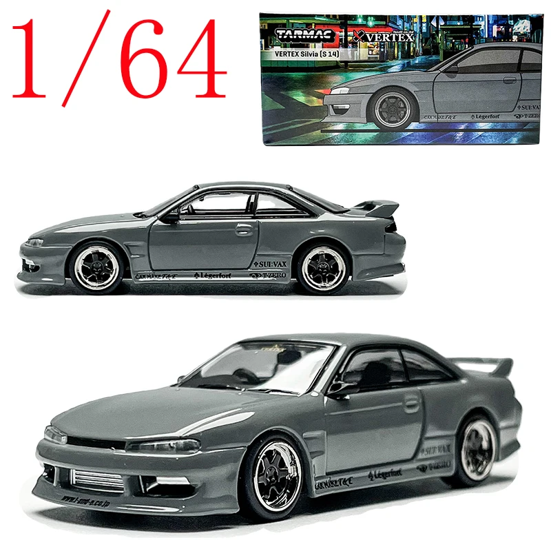 

TW Diecast 1/64 Scale Nissan VERTEX Silvia S14 Supercar Model Alloy Nissan VERTEX Silvia S14 Toy Car Model Collect Decoration