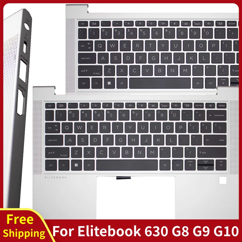 New For EliteBook 630 G8 G9 G10 635 G8 G9 G10 With Backlight Keyboard Palm Rest Upper SC Interface Cover Computer Replace Parts