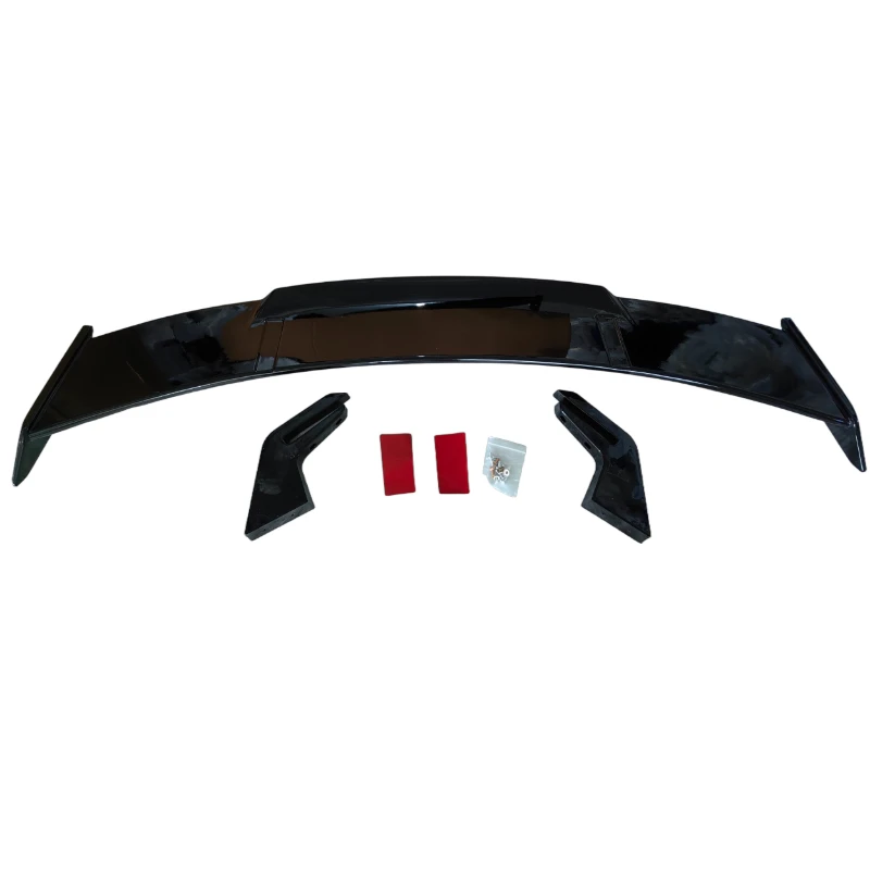 High Quality Universal Carbon Fiber Tail Wing Assembly Sedan Modified Rear Bumper Spoiler Auto Body Parts Black Car Accessory