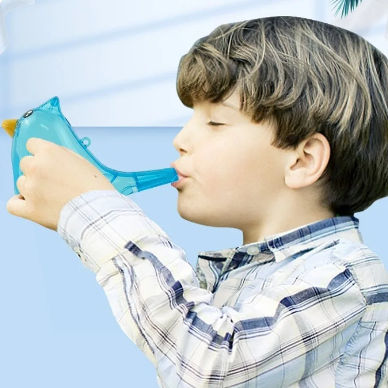 1 個面白い鳥笛子供用水鳥笛おもちゃ、サウンドメーカー子供の漫画の楽器のおもちゃ笛鳥