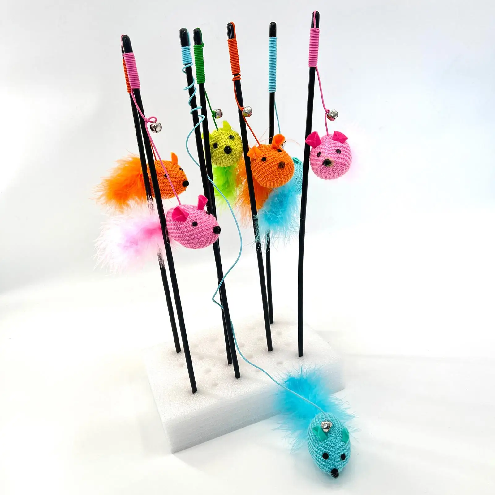 Cat Feather Toys Educational Toys, Catcher Exerciser Accompany Activity Cat