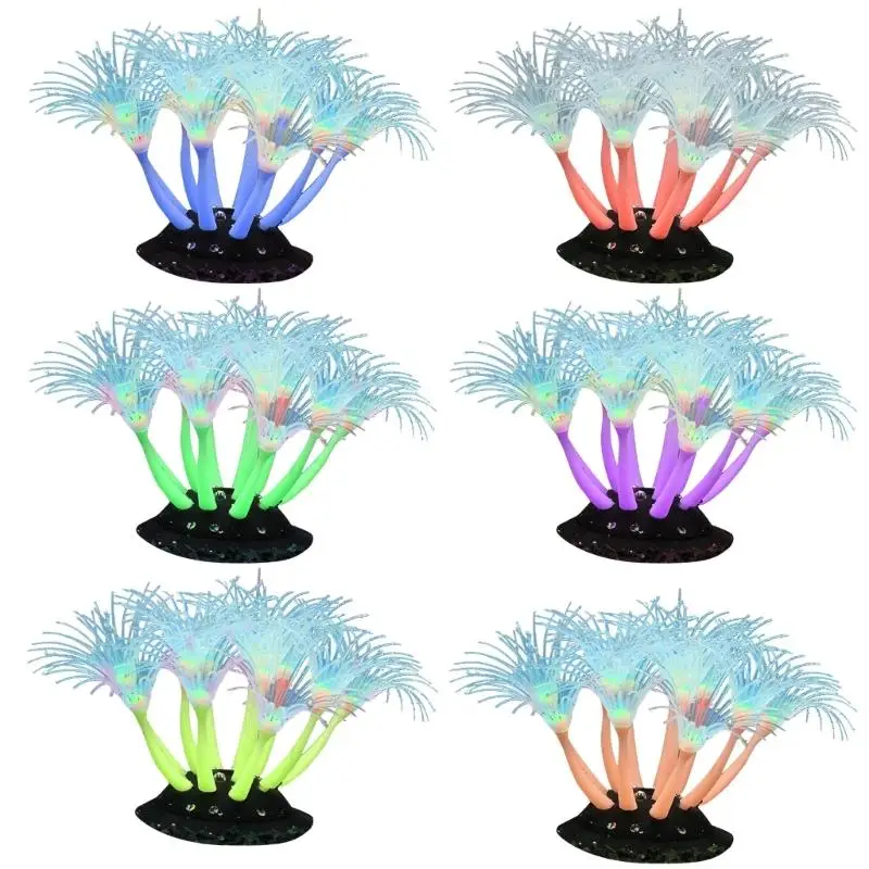 

Silicone Fish Simulation Coral Landscape Simulation Water Plant Ornament