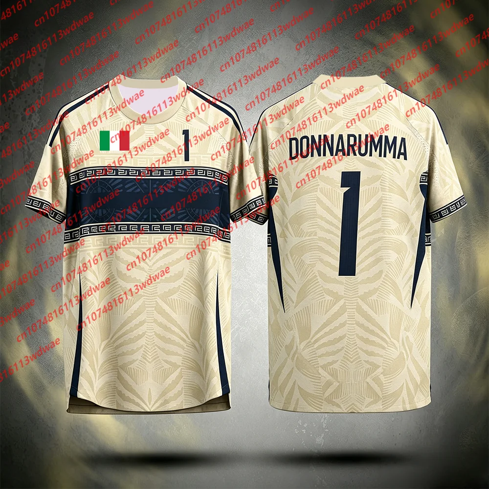 Italy Football Training Kit Football Jersey Quick-Dry DONNARUMMA 1 Football Tshirt football Tracksuit Special Edition Kid Tee