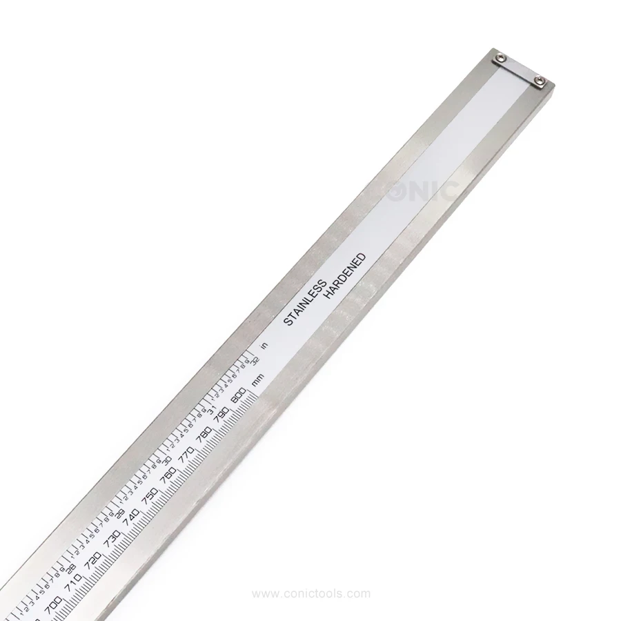 Calibrador Vernier Digital electrónico de taller resistente de acero inoxidable de 800mm x 0,01mm con mandíbulas básicas