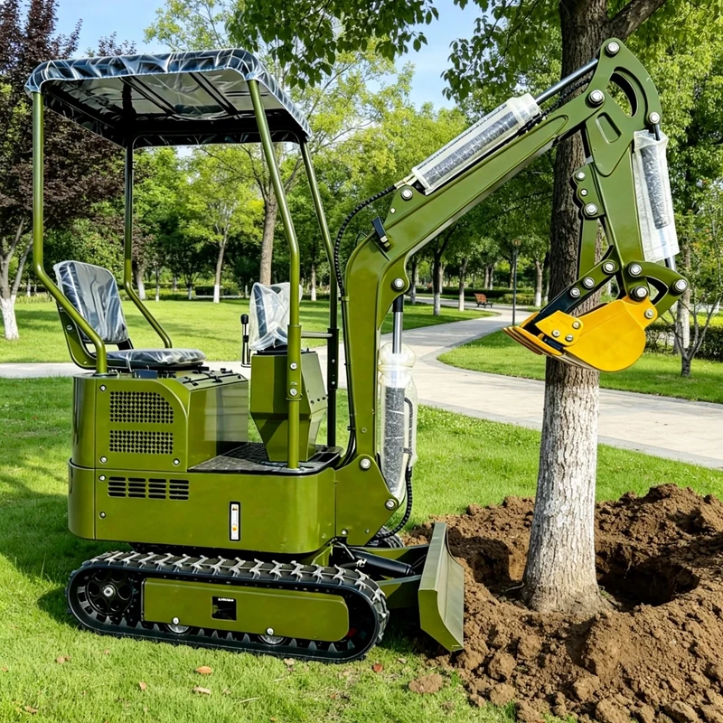 

Customized 1.0/2.5t Mini Excavators Diesel Engine Hydraulic Digger Europe Godet Chantier Construction