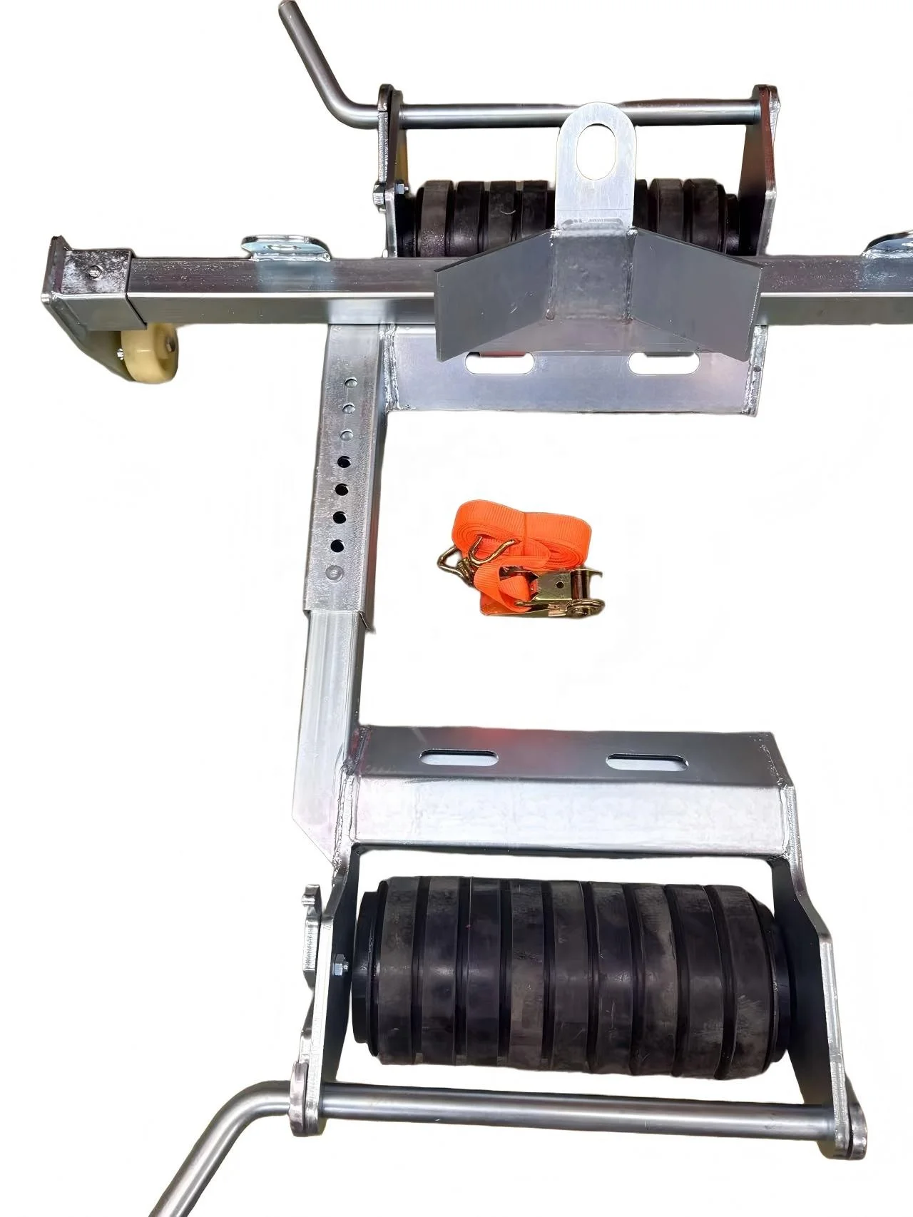 Professional Motorcycle Positioning Tool for Efficient With Trolley + Stand + Straps(5m) Motorcycle Moving Dolly
