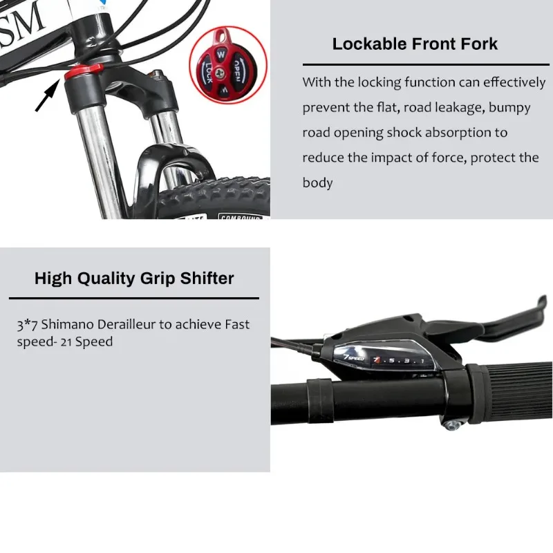 26-Inch Full Suspension MTB 4