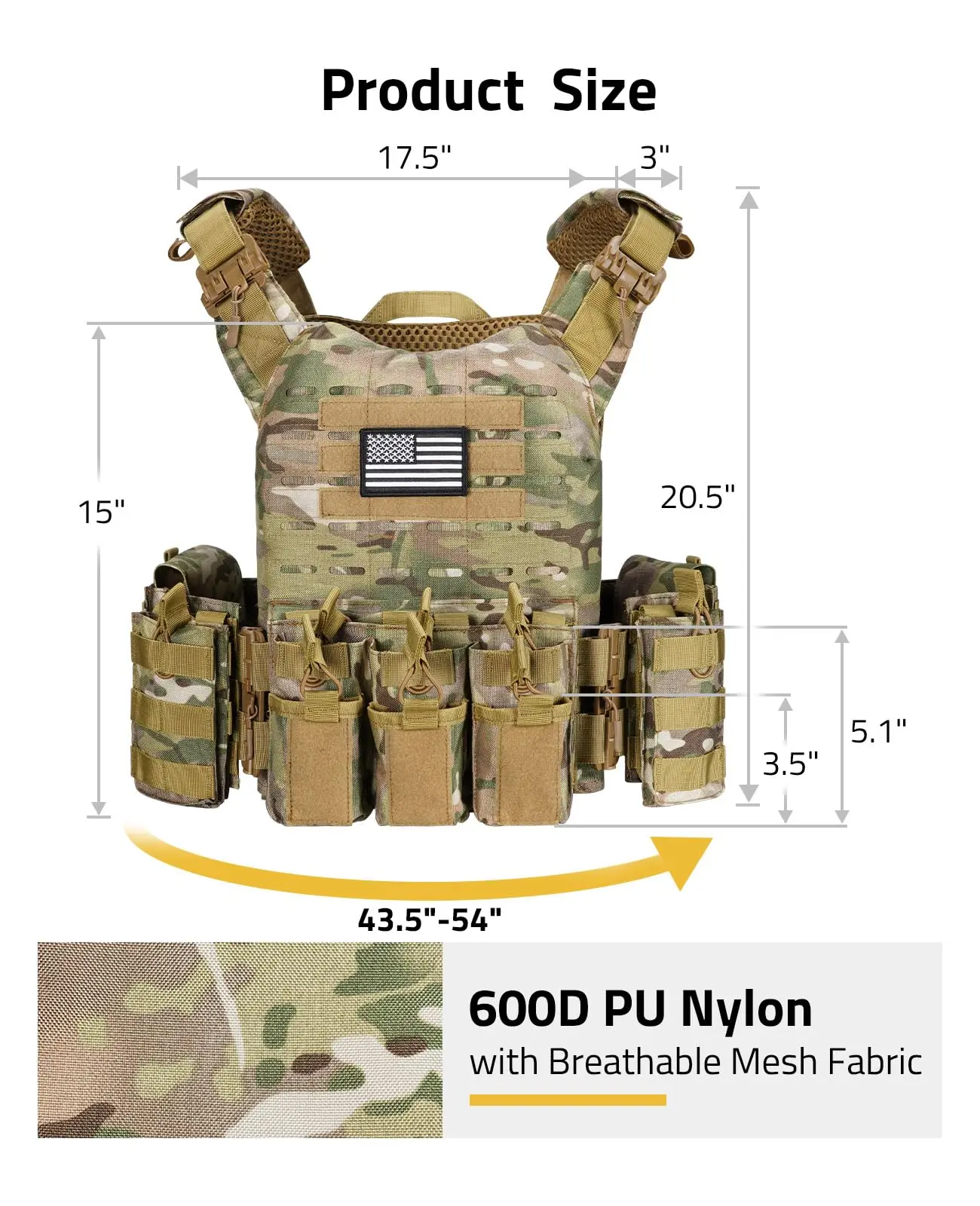 Жилет тактический быстросъемный с системой Molle, регулируемый наплечный жилет и жилет с ремнем для активного отдыха