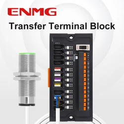 ENMG ESTB PLC Sensor Terminal Block Proximity Switch Connector 4/8/12/32-Way Distribution Module, 2-Wire 3-Wire NPN/PNP Compatib