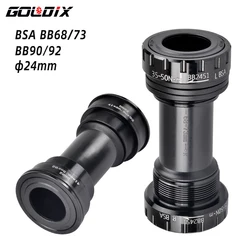 GOLDIX BB68/BB92 Bicycle Bottom Brackets Adapter Crank 1.37/24mm for MTB Road Bike Push Bottom Cycling Accessories