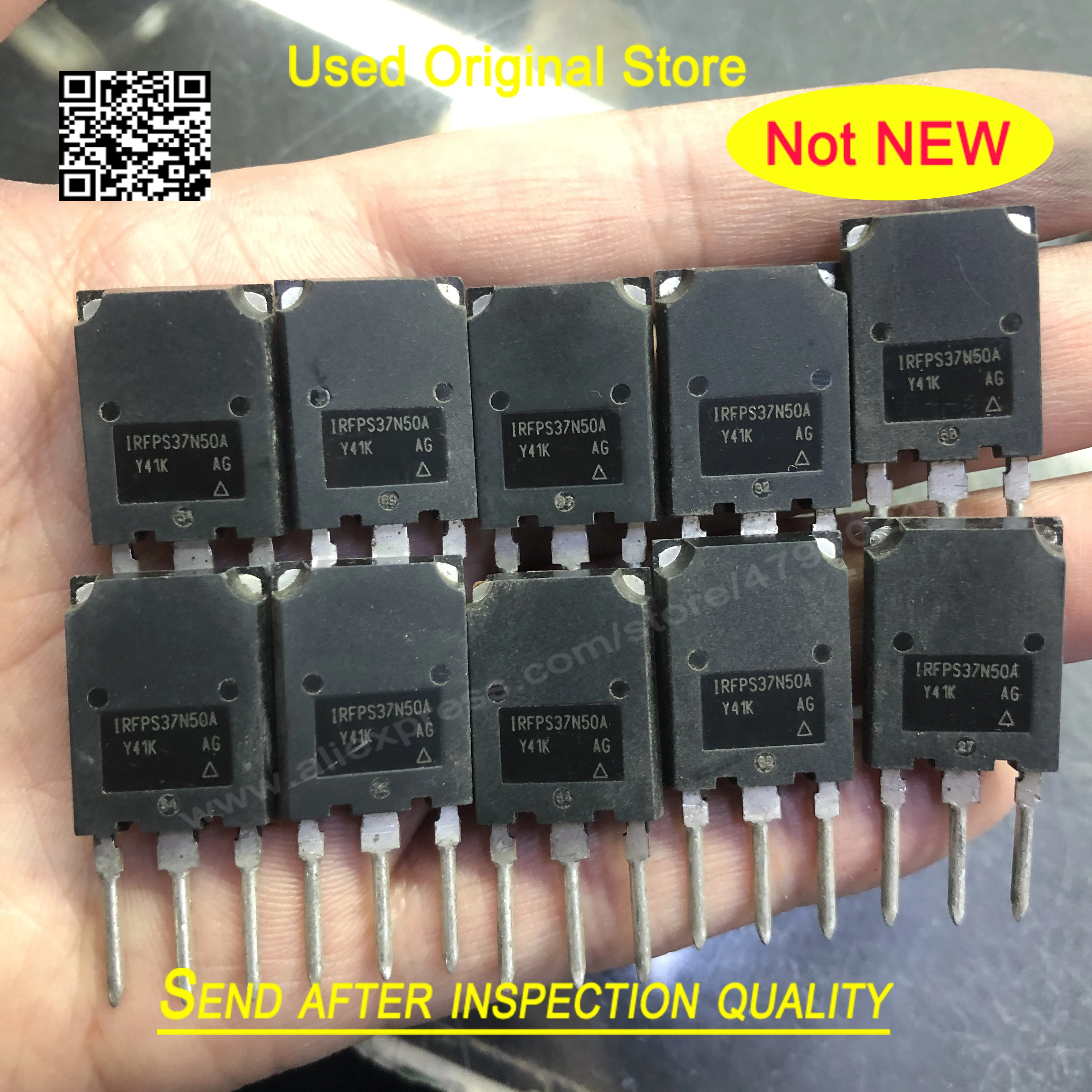 Used original 10pcs IRFPS37N50A IRFPS37N50 37N50A TO-3P In Stock