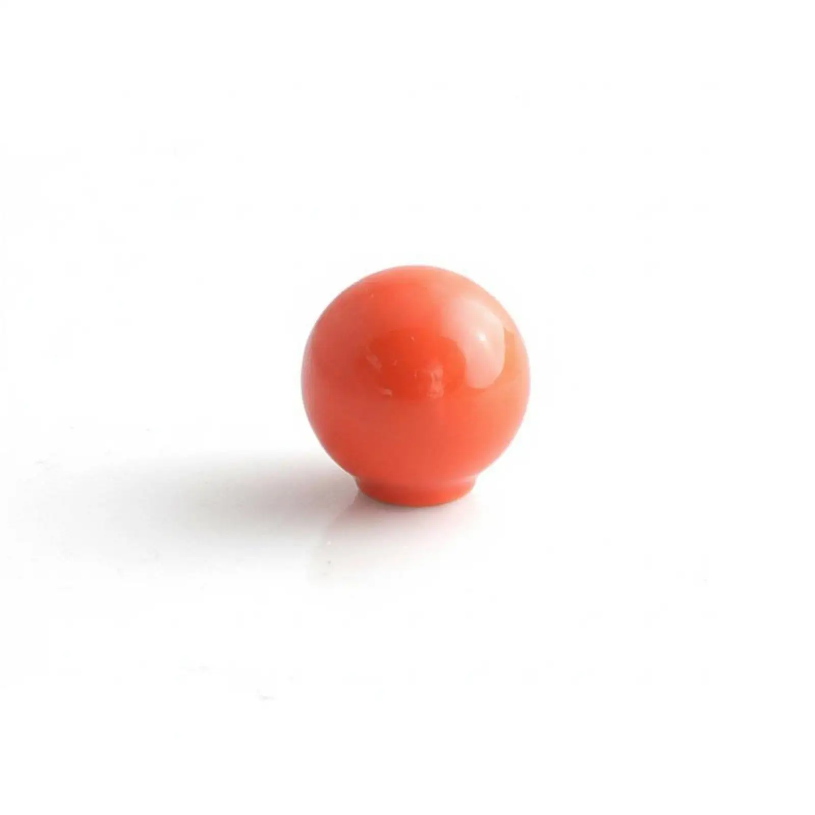 Colorful Round Ceramic Cabinet Handle Smooth Drawer Knob for Kids Dresser Kitchen Use