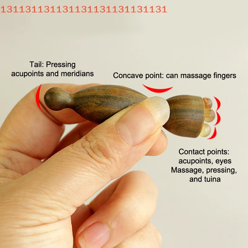 

Lotus Seedpod Shape Massager, Facial Physiotherapy Tool Sandalwood Face Massage Tools, Gua Sha, Skin Care Massage Sticks