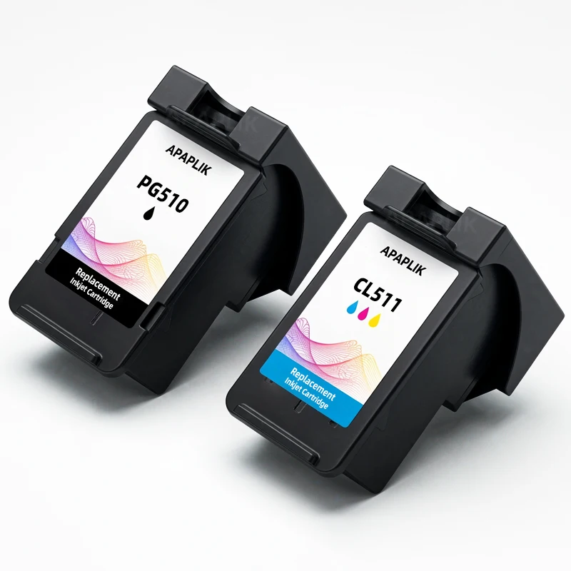 APAPLIK PG510 CL511 Replacement For Canon PG-510 CL-511 PG 510 CL 511 Ink Cartridge Pixma MP250 MP280 IP2700 MP240 MP270 MP480