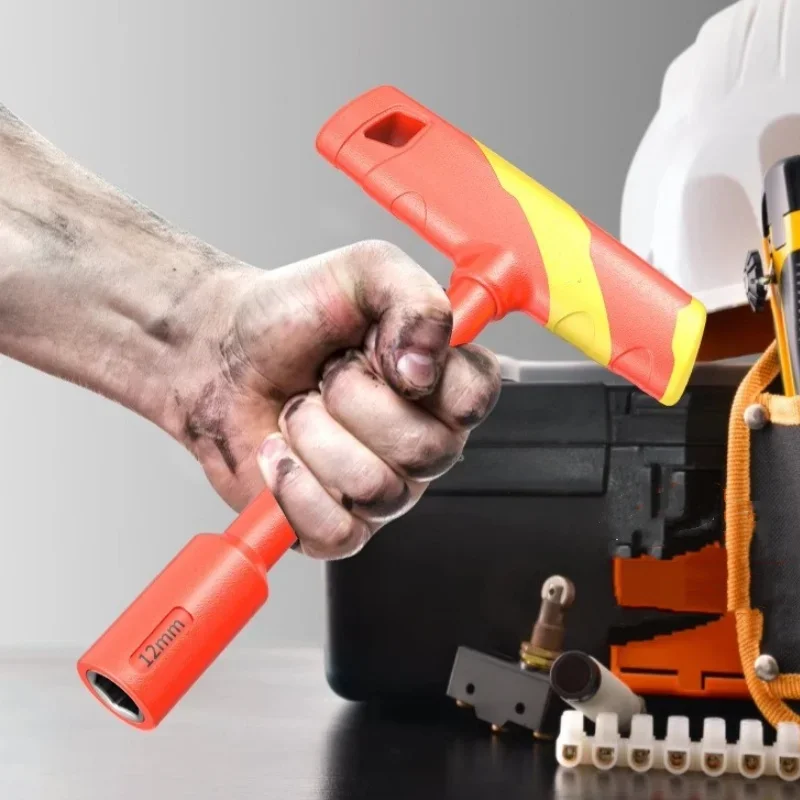 1 шт. LAOA VDE Т-образный торцевой ключ CR-V 4-14 мм шестигранный ключ изолированный шестигранный отвертка торцевой ключ устойчивый к напряжению 1000 В